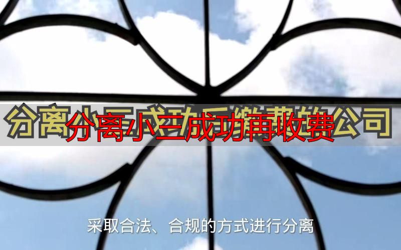 分离小三成功再收费