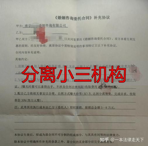 分离小三机构