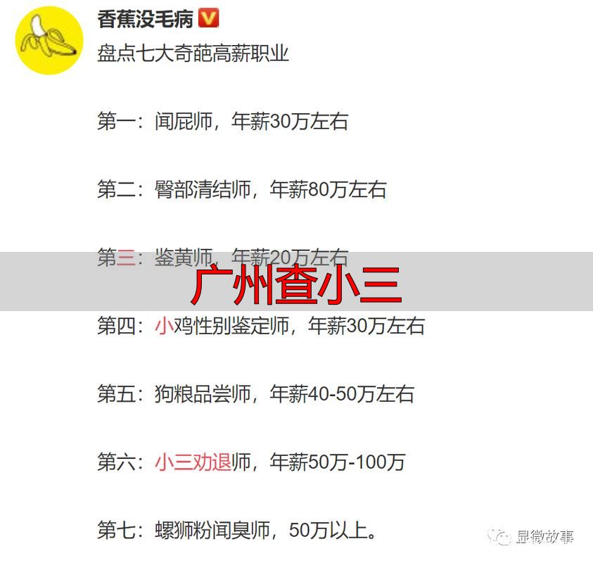 广州查小三