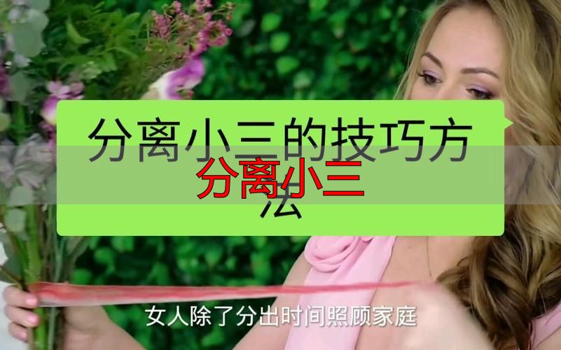 分离小三