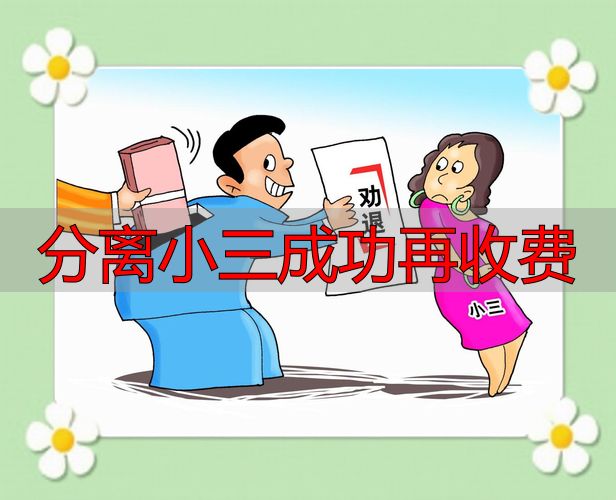 分离小三成功再收费