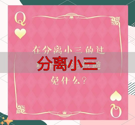 分离小三