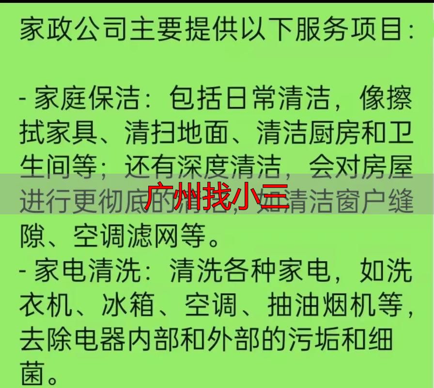 家政保洁服务与家庭关系维护指南：专业服务助力和谐生活