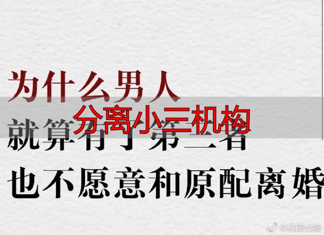 分离小三机构