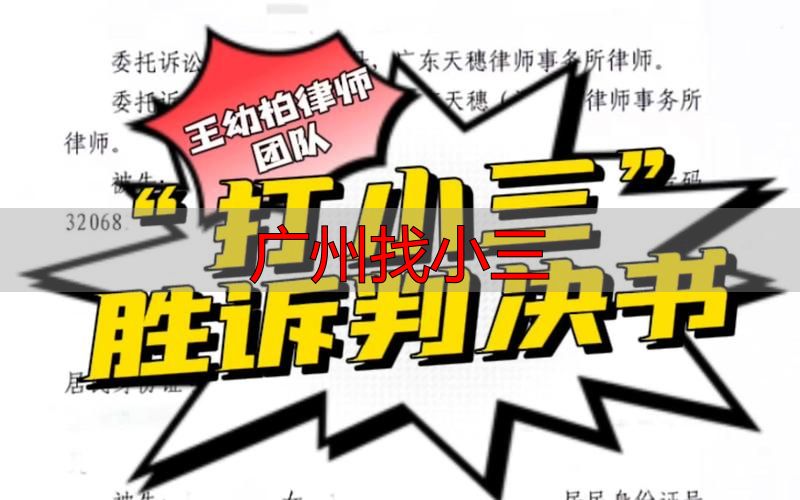 广州找小三