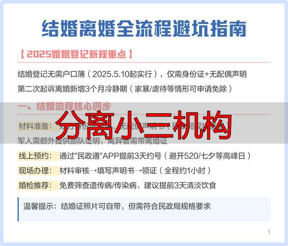 分离小三机构