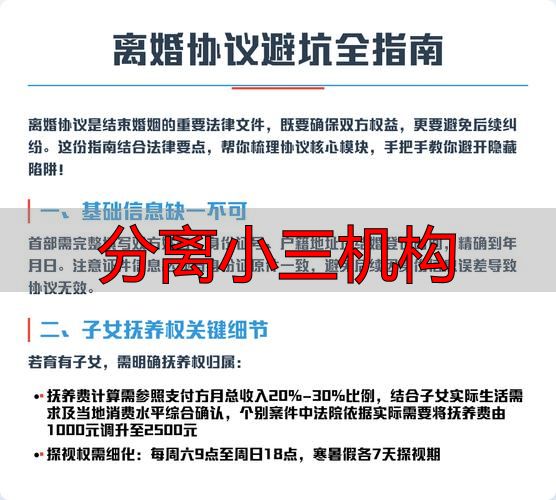 分离小三机构