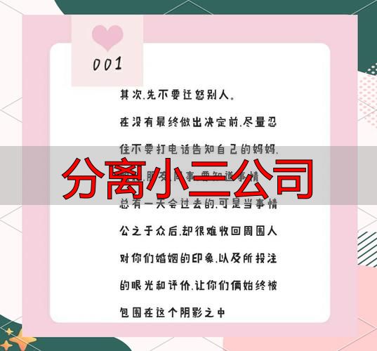 分离小三公司