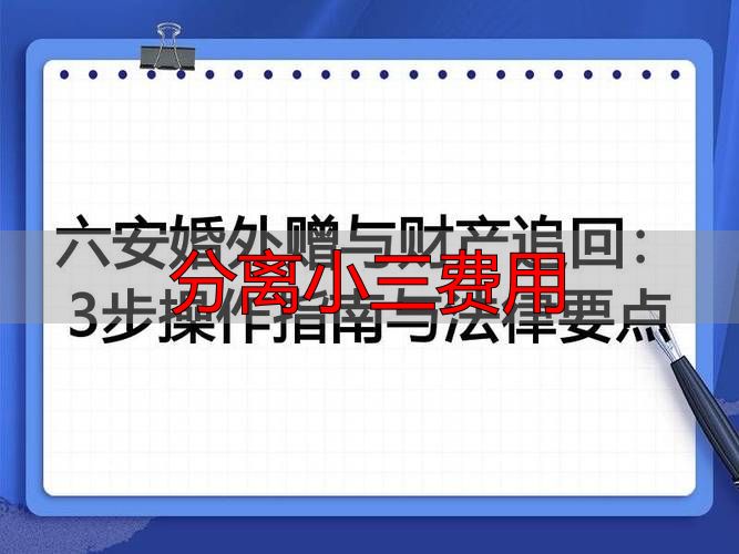 分离小三费用怎么追回？官方指南：三步合法拿回夫妻共同财产