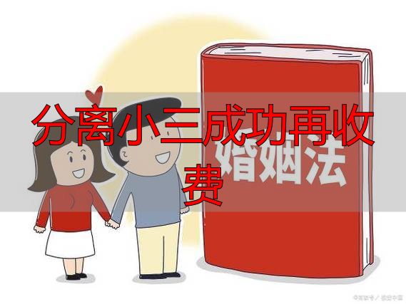婚姻危机处理：分离小三成功再收费官方指南