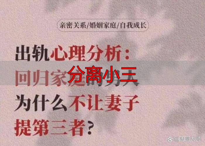分离小三