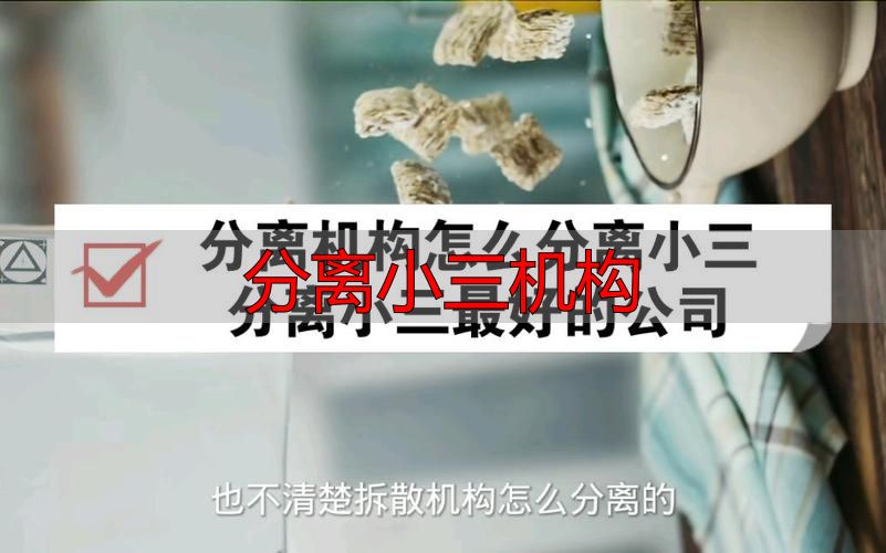 分离小三机构