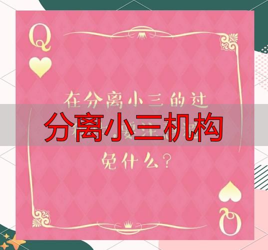分离小三机构