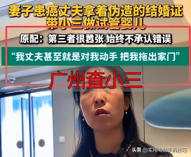 广州查小三：法律风险与合法维权指南