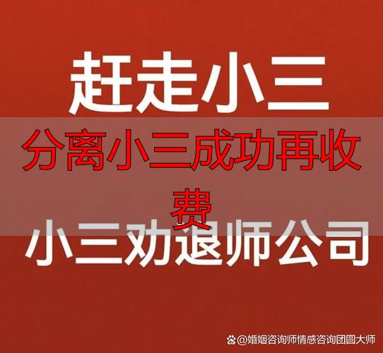 分离小三成功再收费