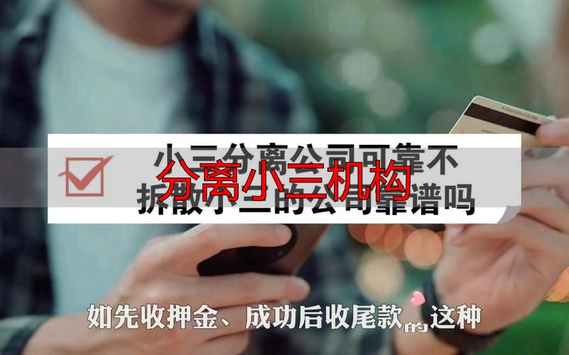 分离小三机构